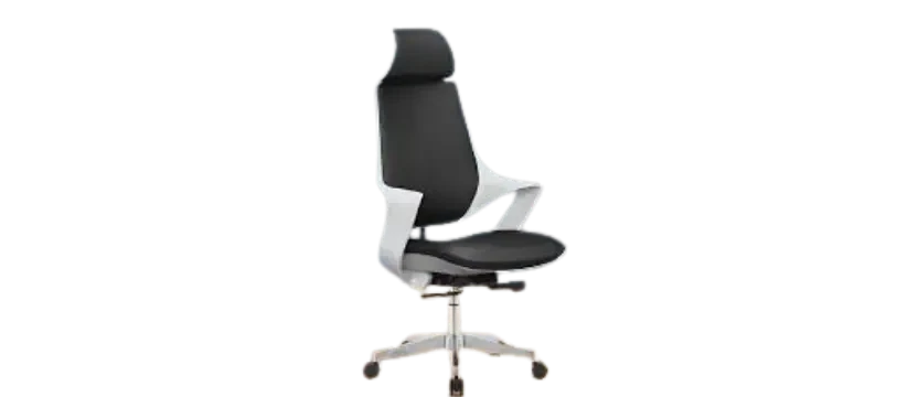 SKKS premium high back chair cleaning showing a sanitized grey fabric accent chair with clean dark wood legs